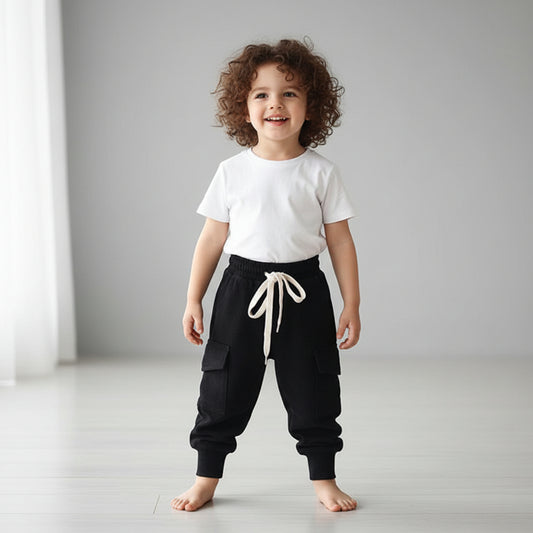 New Cotton Cargo Pants for Boys - Casual Sport Trousers